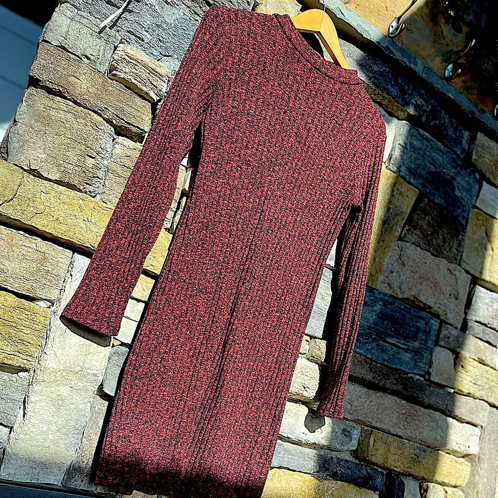 Cotton Turtleneck Dress